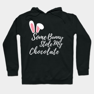 Easter Bunny Ears Chocolate Lover's Design. Cute Bunny Rabbit Pun Design. Hoodie